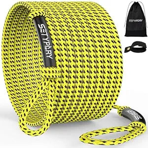 60ft Heavy-Duty Floating Boat Tow Rope for 1-4 Person Towable Tubes (4,000–6,000 lbs Capacity)
