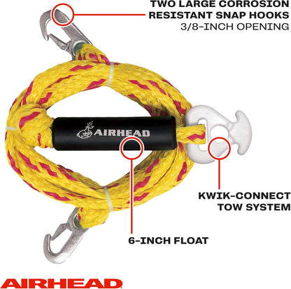 Heavy Duty Boat Tow Harness with Self-Centering Pulley & High-Tensile Tow Rope