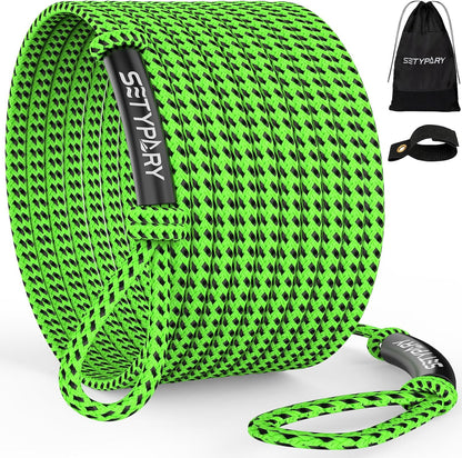 60ft Heavy-Duty Floating Boat Tow Rope for 1-4 Person Towable Tubes (4,000–6,000 lbs Capacity)