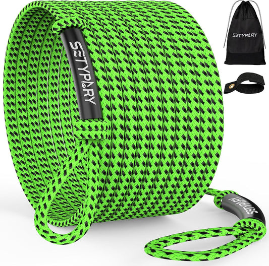 60ft Heavy-Duty Floating Boat Tow Rope for 1-4 Person Towable Tubes (4,000–6,000 lbs Capacity)
