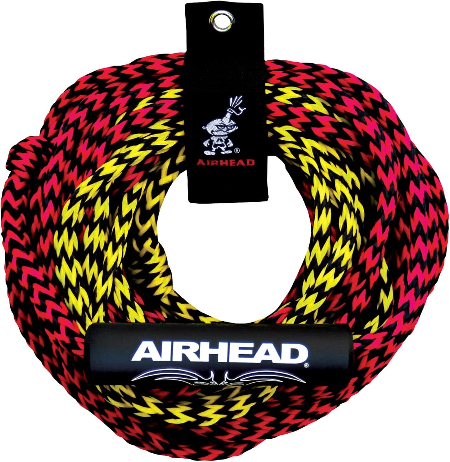 60ft 2-Section Heavy Duty Tow Rope for 1-4 Person Towable Tubes (4100 lbs Break Strength)