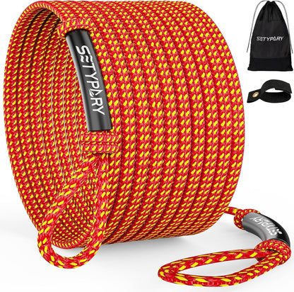 60ft Heavy-Duty Floating Boat Tow Rope for 1-4 Person Towable Tubes (4,000–6,000 lbs Capacity)
